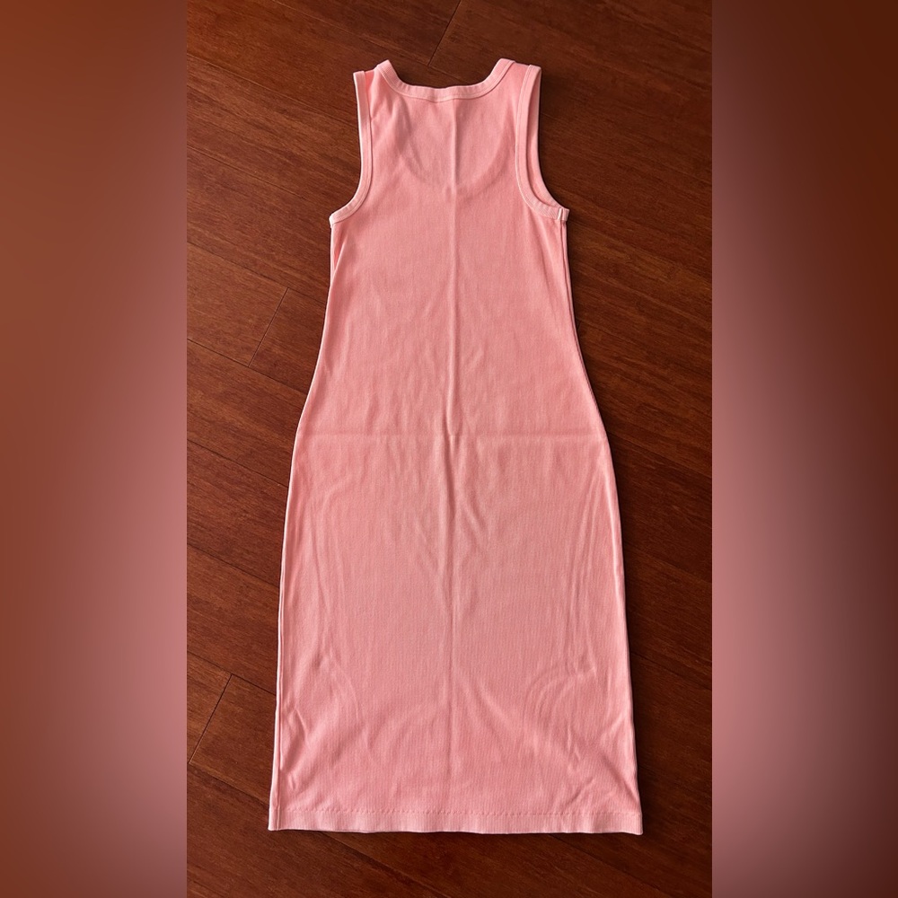 Universal Thread Neon Pink Ribbed Tank Dress NWOT - Picture 3 of 6